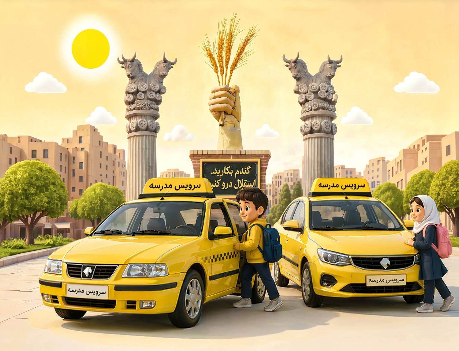 سامانه سرویس مدارس مرودشت سفیر مهر